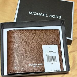 Michael Kors Tan Leather Card Holder